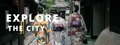 Explore the city of Kyoto banner
