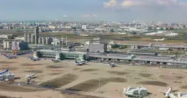 Haneda International Airport Aerial View Tokyo